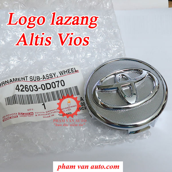 Logo Lazang Toyota Vios Altis 426030D070 Hàng Xịn Hãng Giá Rẻ Nhất