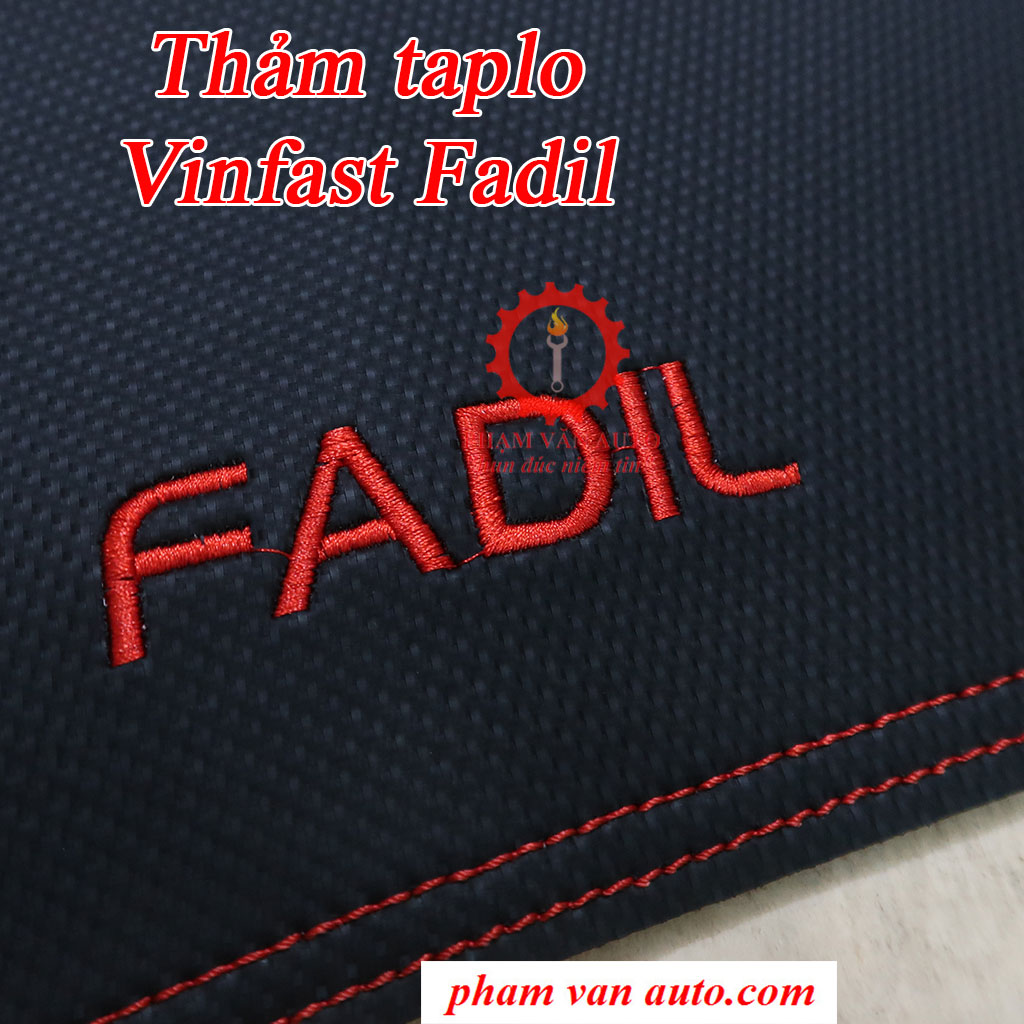 Thảm taplo Vinfast Fadil chất liệu da cacbon hàng cao cấp giá tốt