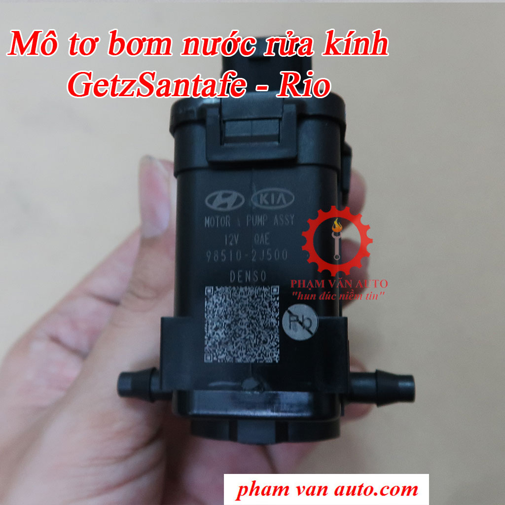 Mô tơ bơm nước rửa kính Hyundai Getz Grand i10 Santafe Rio 985102J500