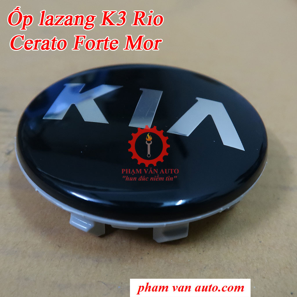 Ốp lazang logo chụp mâm bánh Kia Forte Cerato Rio K3