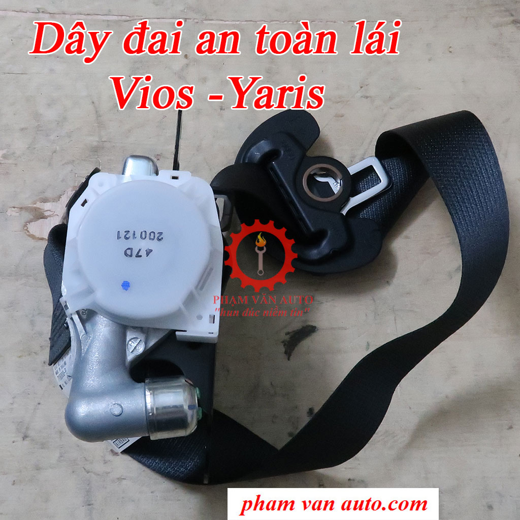 Dây đai an toàn trước lái Toyota Yaris Vios 20732100D450C1 hàng xịn