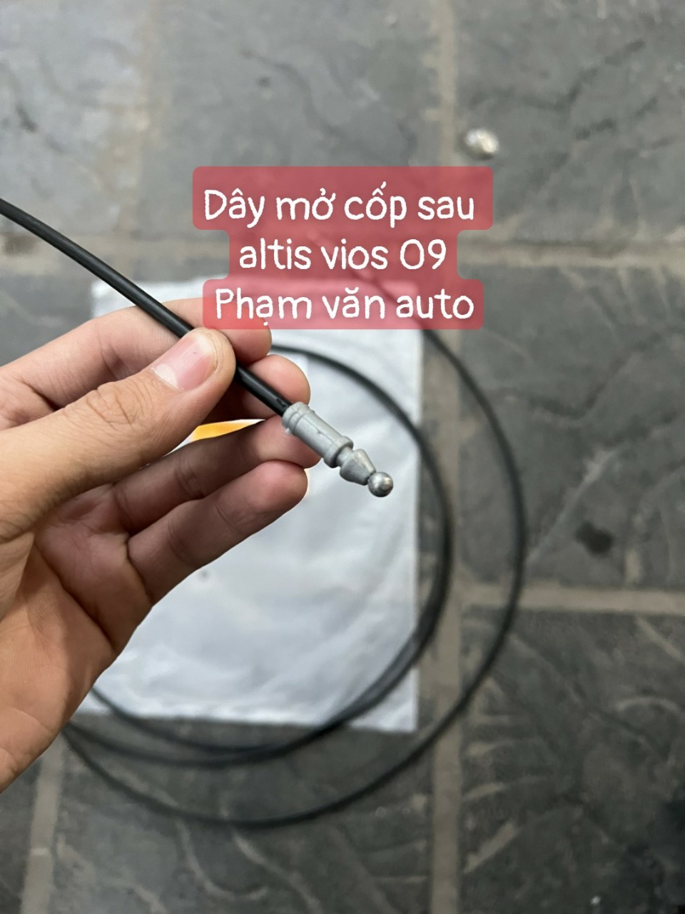 Dây mở Cốp Sau Toyota Altis Vios 646070D190 hàng chính hãng giá tốt nhất Phạm Văn auto