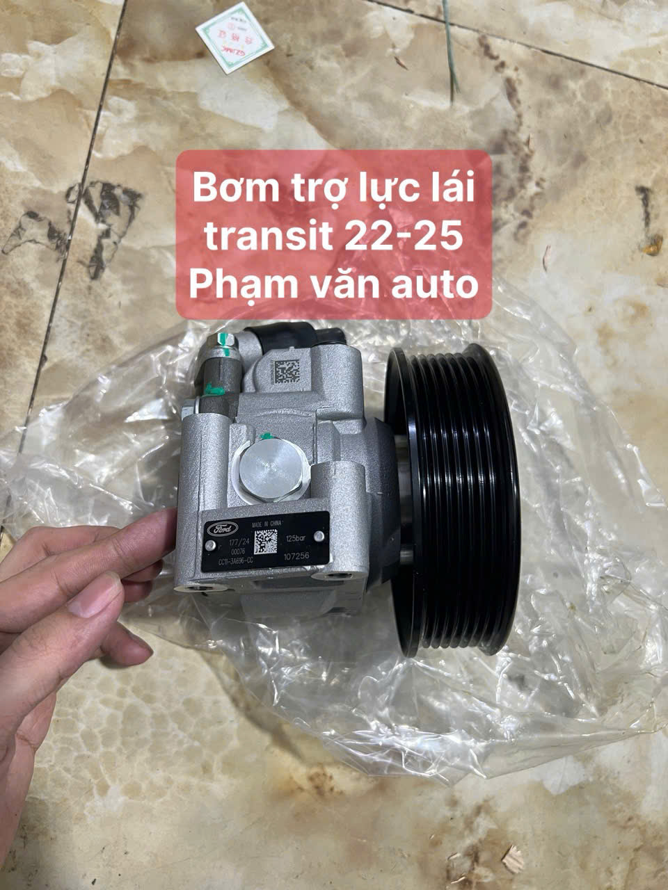 Z7768538502937 D7e04a00Bơm trợ lực lái Ford Transit 22-25 hàng hàng xịn giá tốt nhất Phạm Văn auto