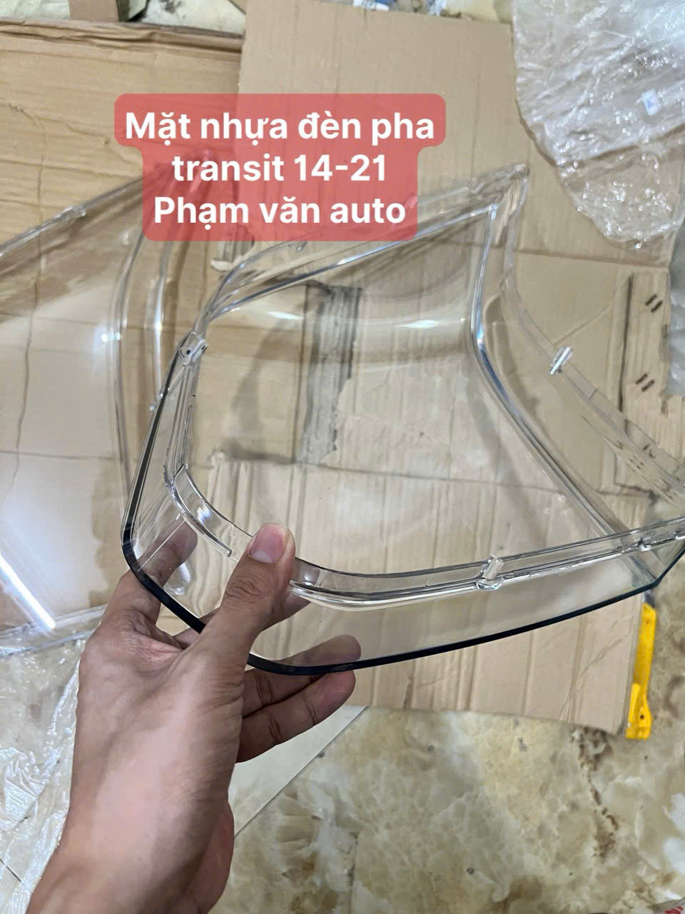 Mặt Nhựa đèn Pha Transit 14-21 Hàng Cao Cấp Giá Rẻ Phạm Văn Auto