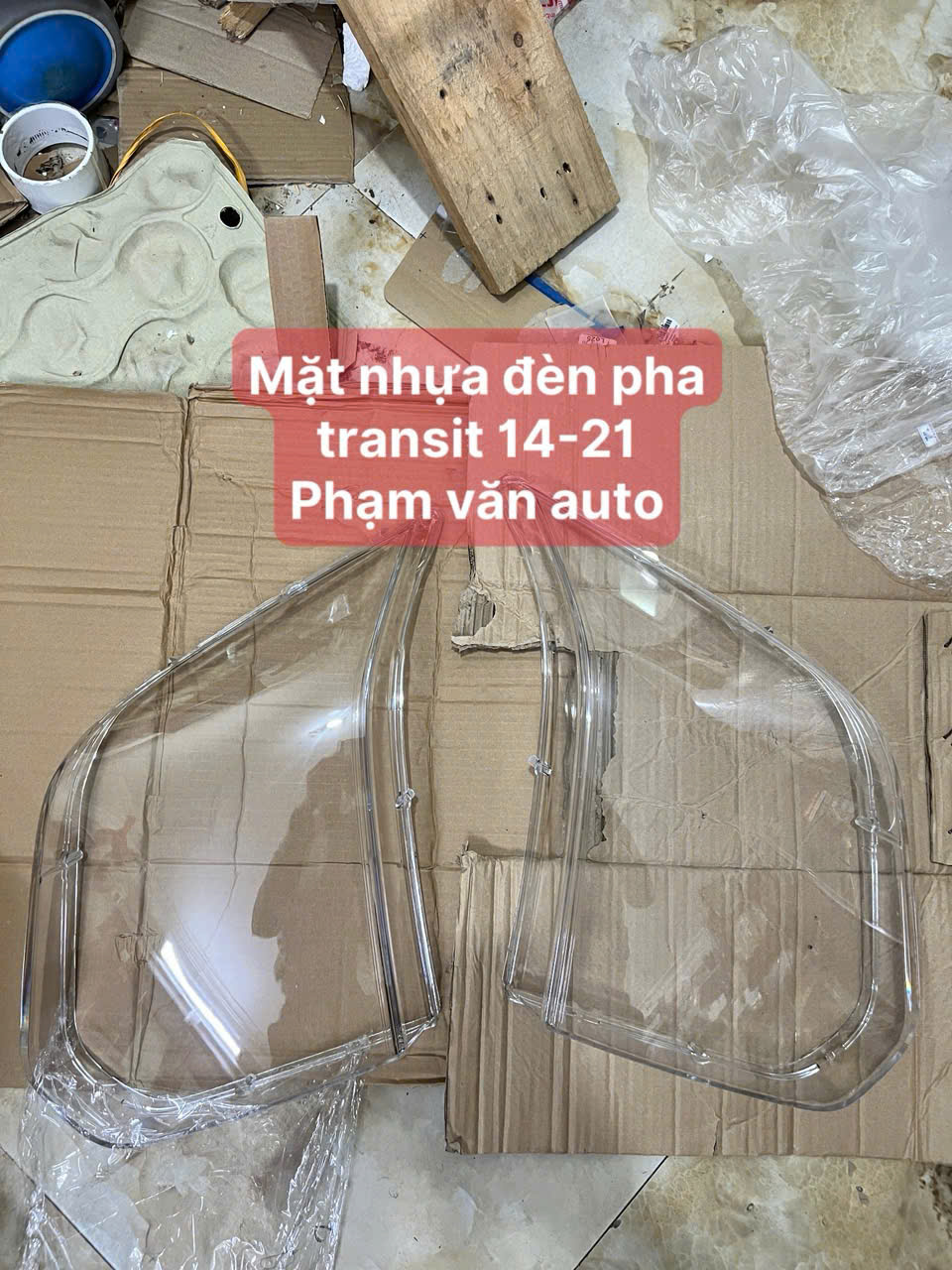 Mặt Nhựa đèn Pha Transit 14-21 Hàng Cao Cấp Giá Rẻ Phạm Văn Auto