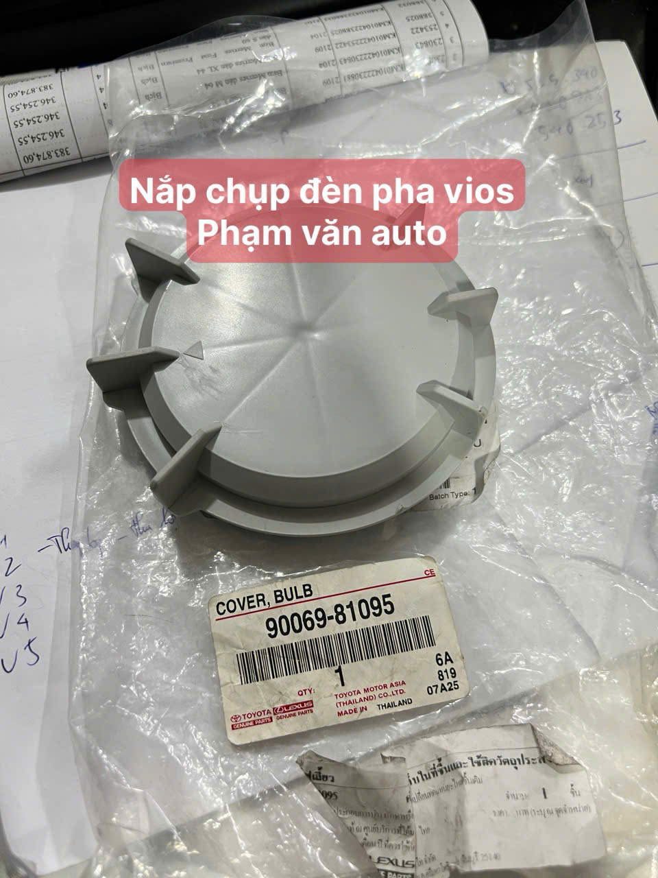 Nắp Chụp đèn Pha Vios Hàng Chất Lượng Cao Giá Tốt Phạm Văn Auto