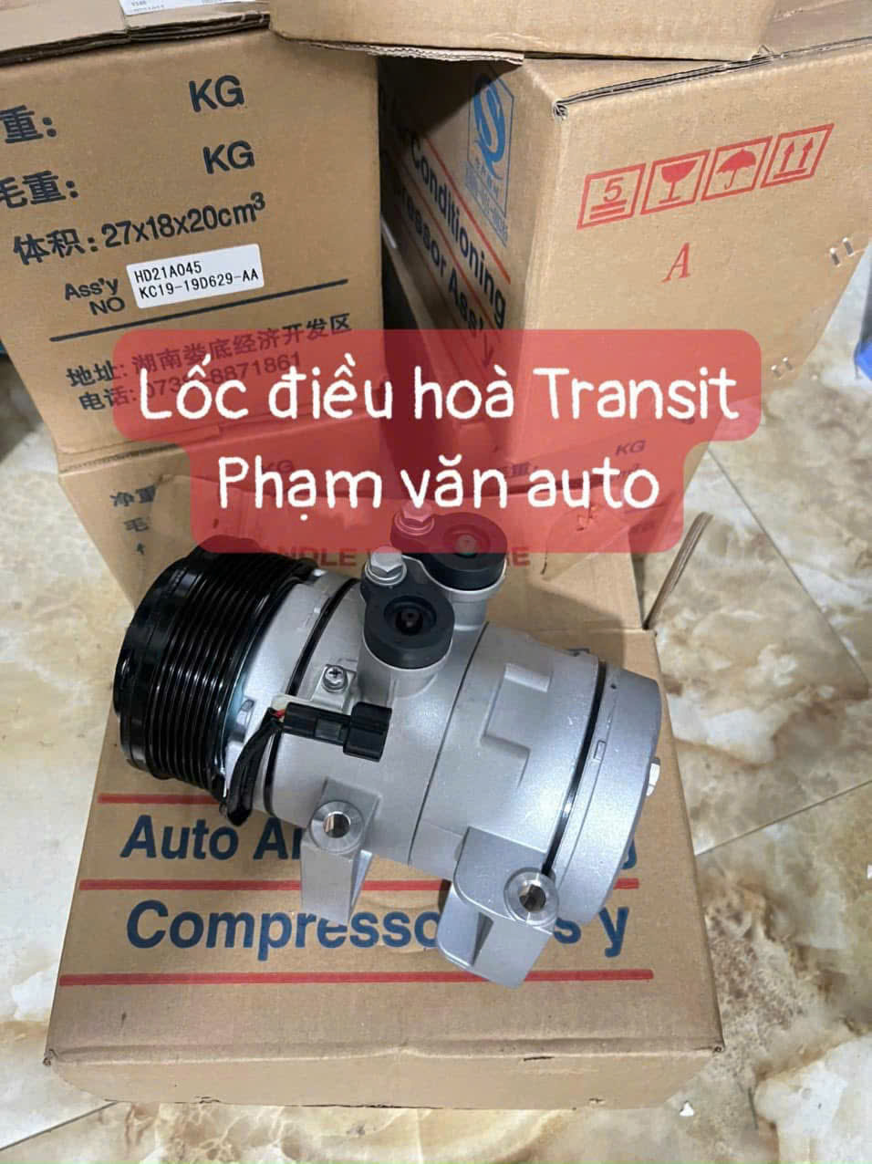 Lốc điều Hòa Transit KC19-190629AA Hàng Xịn Giá Tốt Phạm Văn Auto