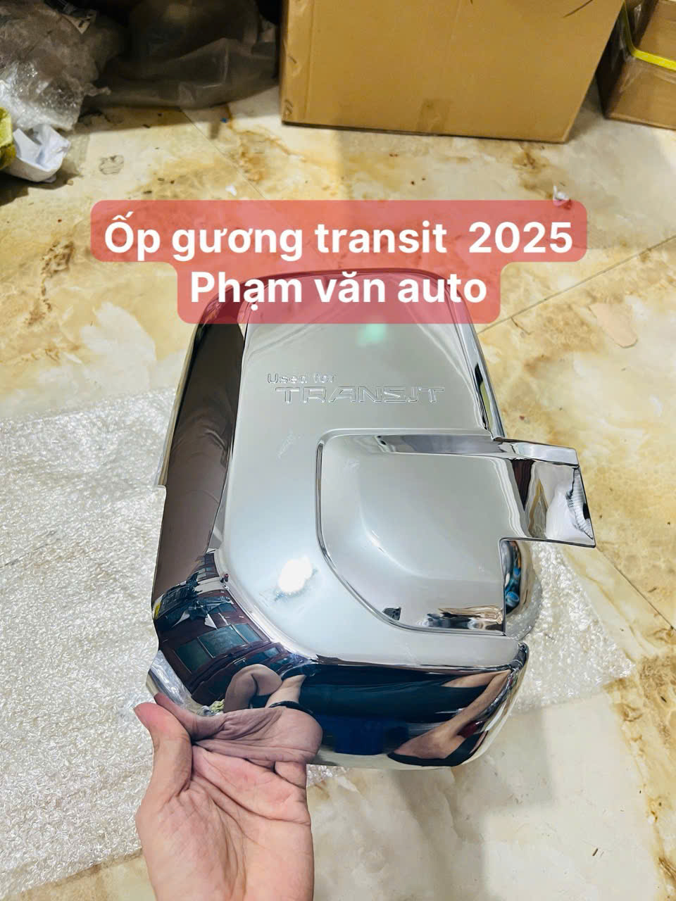 Ốp Gương Transit 2025 Hàng Chất Lượng Cao Giá Tốt Nhất Phạm Văn Auto