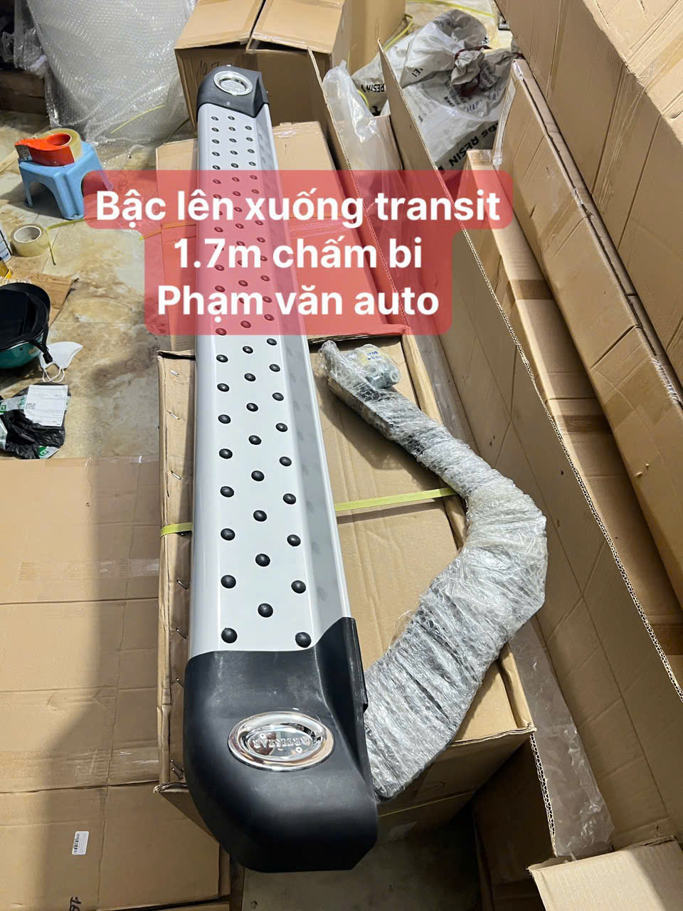 Bậc Lên Xuống Transit 1m7 Chấm Bi Hàng Chất Lượng Cao Giá Tốt Phạm Văn Auto