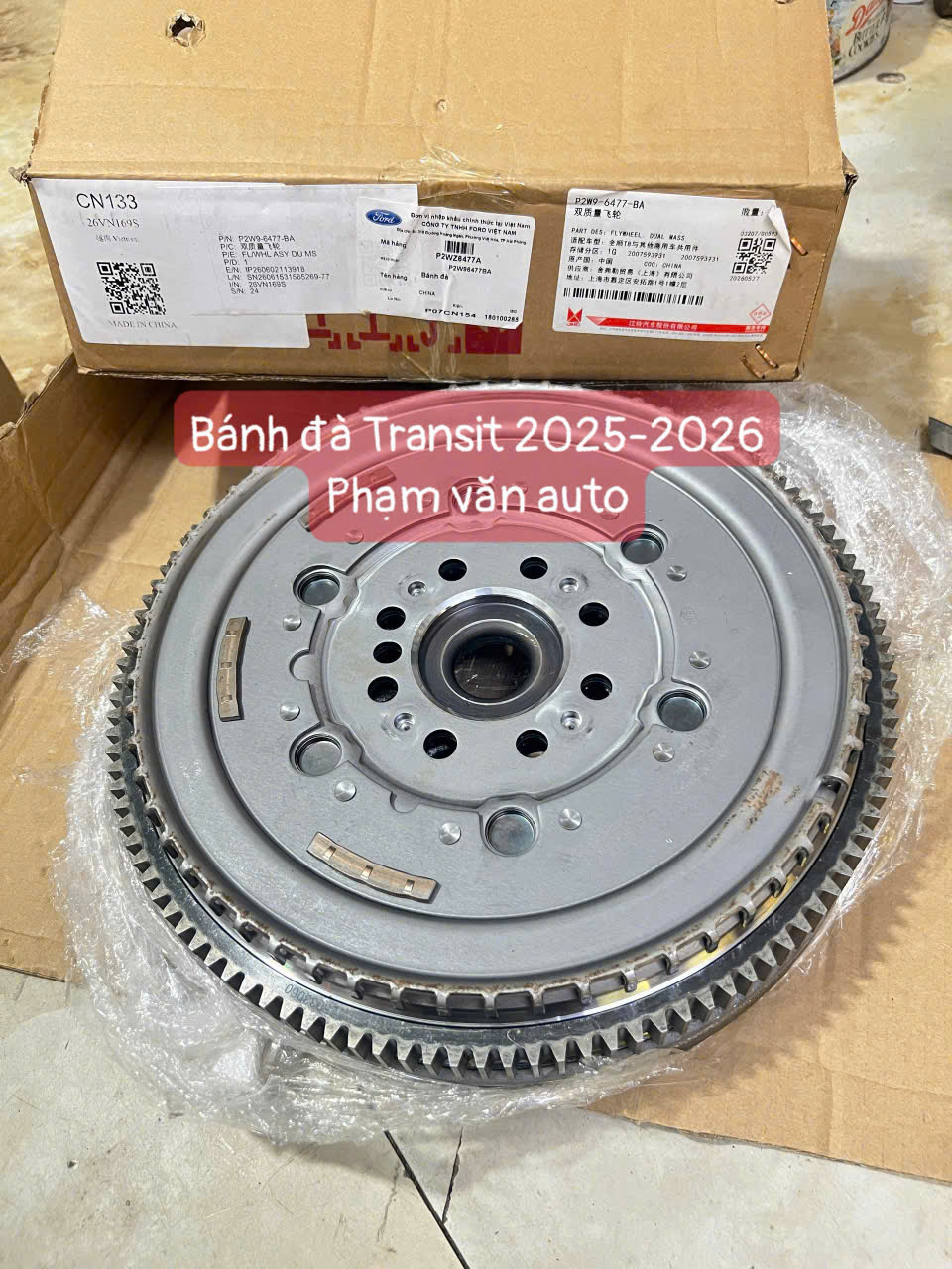 Bánh đà Transit 2025-2026 Hàng Xịn Giá Tốt Phạm Văn Auto