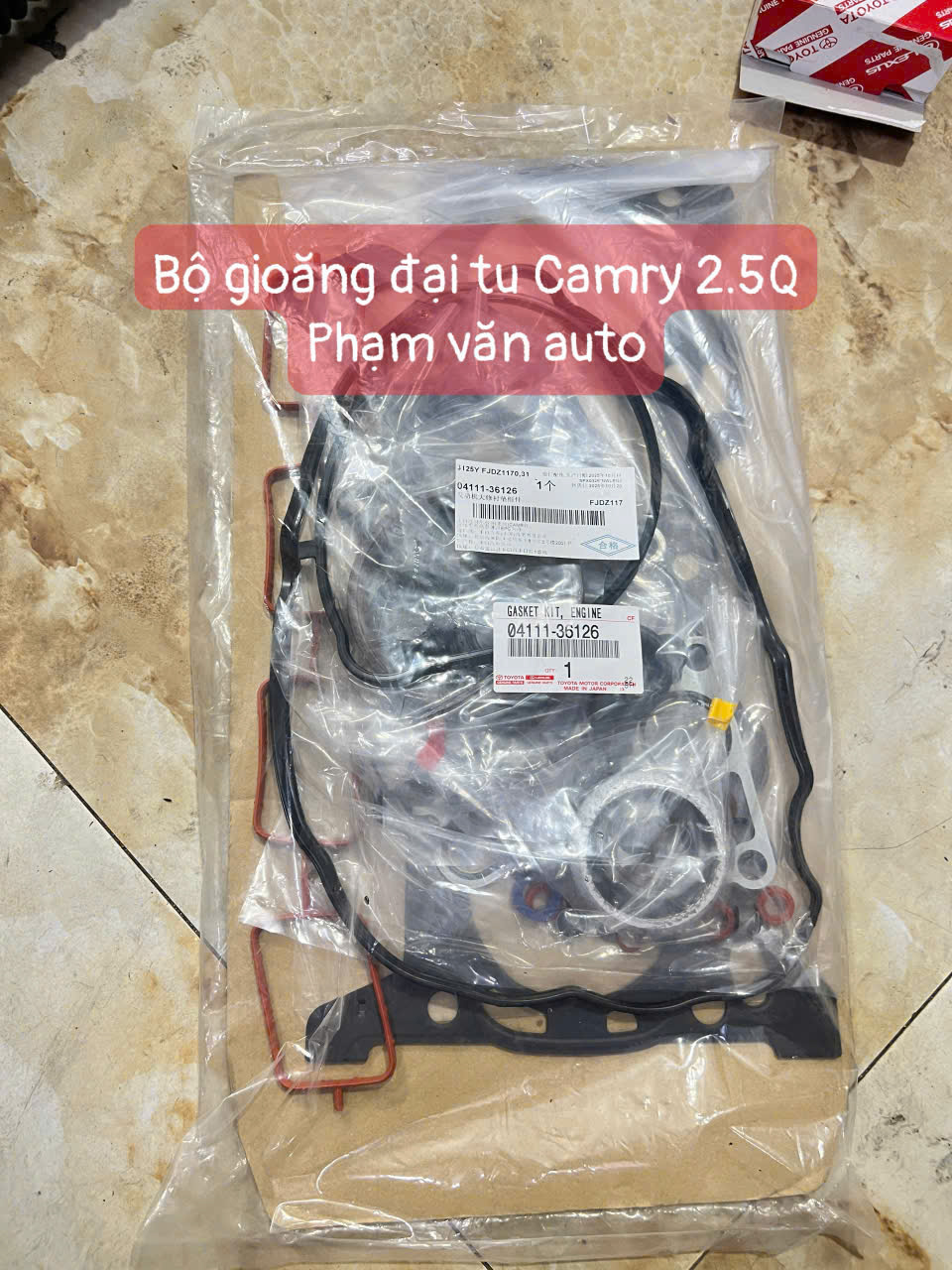 Bộ Gioăng đại Tu Camry 2.5Q Hàng Xịn Giá Tốt Phạm Văn Auto