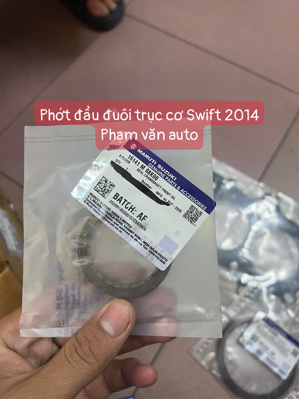 Phớt đầu đuôi Trục Cơ Swift 2014 Hàng Cao Cấp Giá Tốt Phạm Văn Auto