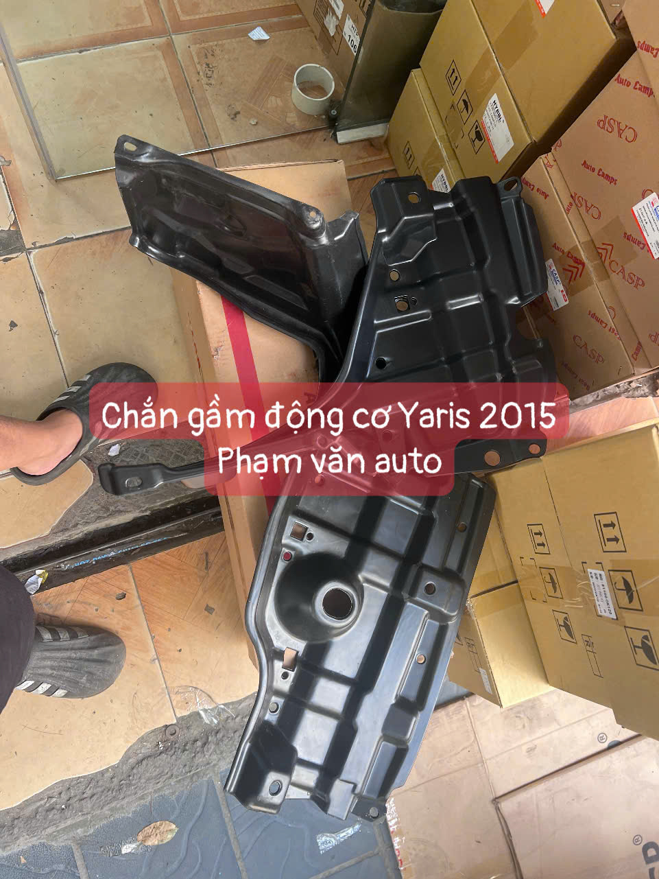 Chắn gầm động cơ Yaris 2015 hàng cao cấp giá tốt phạm văn auto