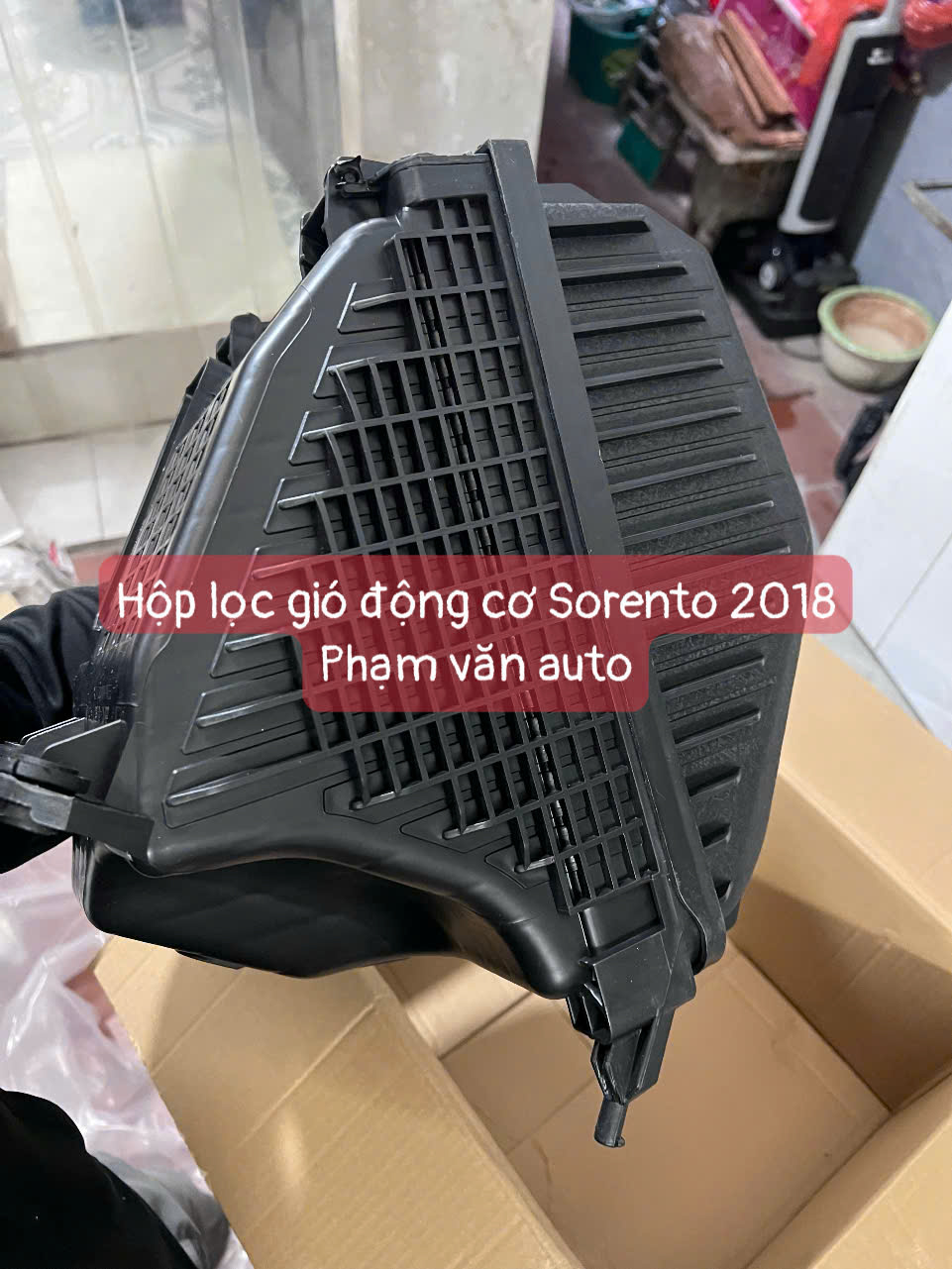 Hộp lọc gió động cơ Sorento 2018 hàng xịn giá tốt Phạm văn auto