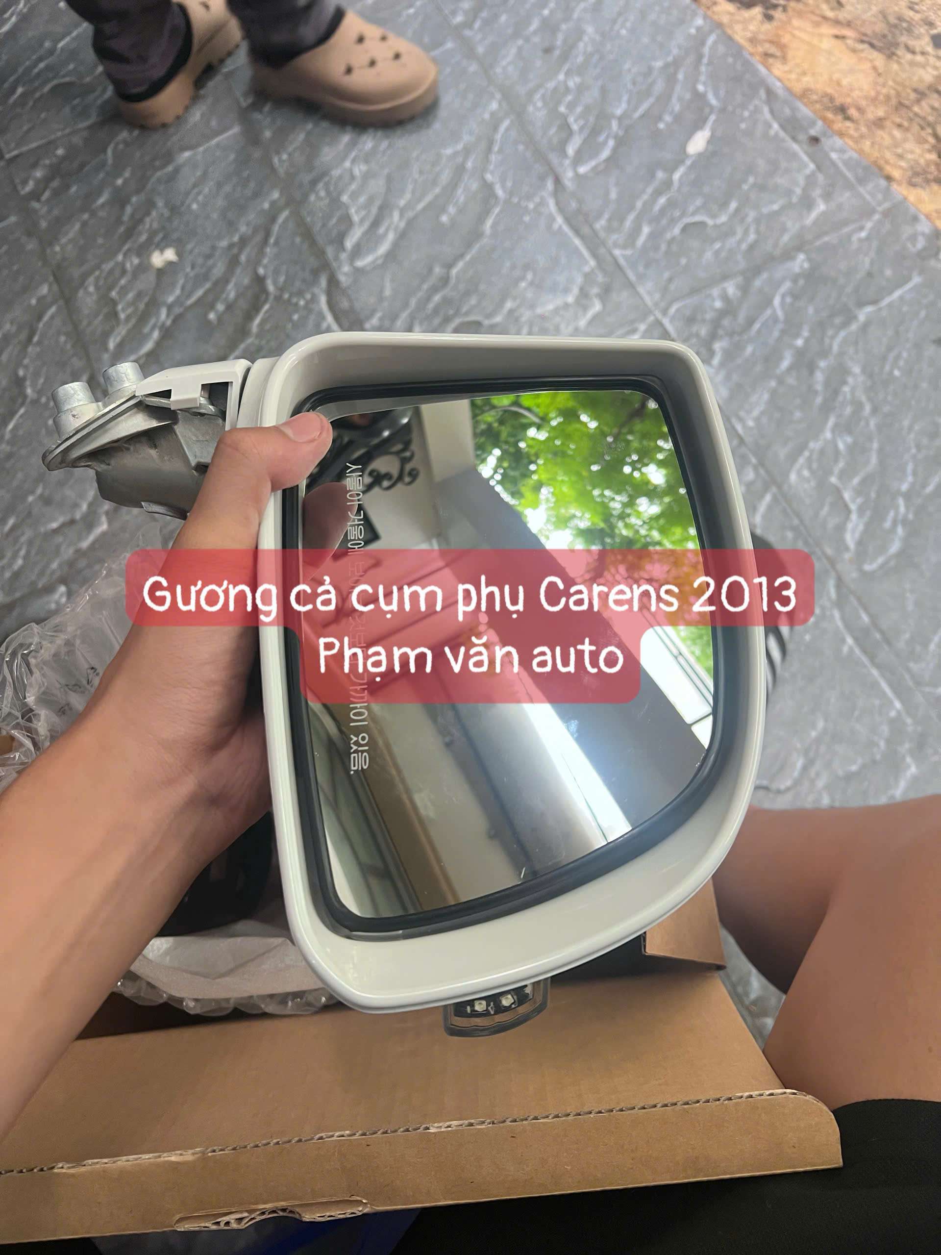 Gương Cả Cụm Phụ Carens 2013 Hàng Xịn Giá Tốt Phạm Văn Auto